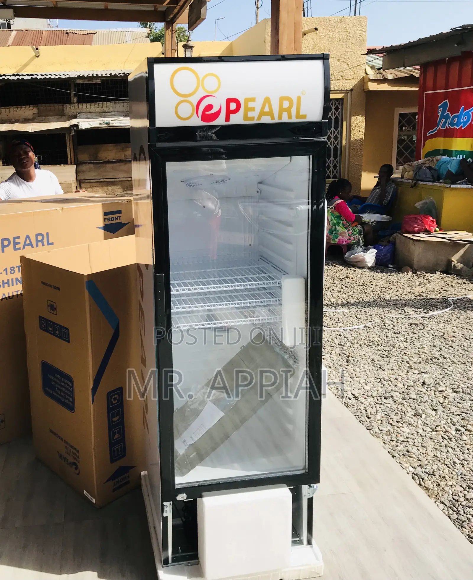 Elegant Pearl PVC-316 Single Door Electric Fridge.
