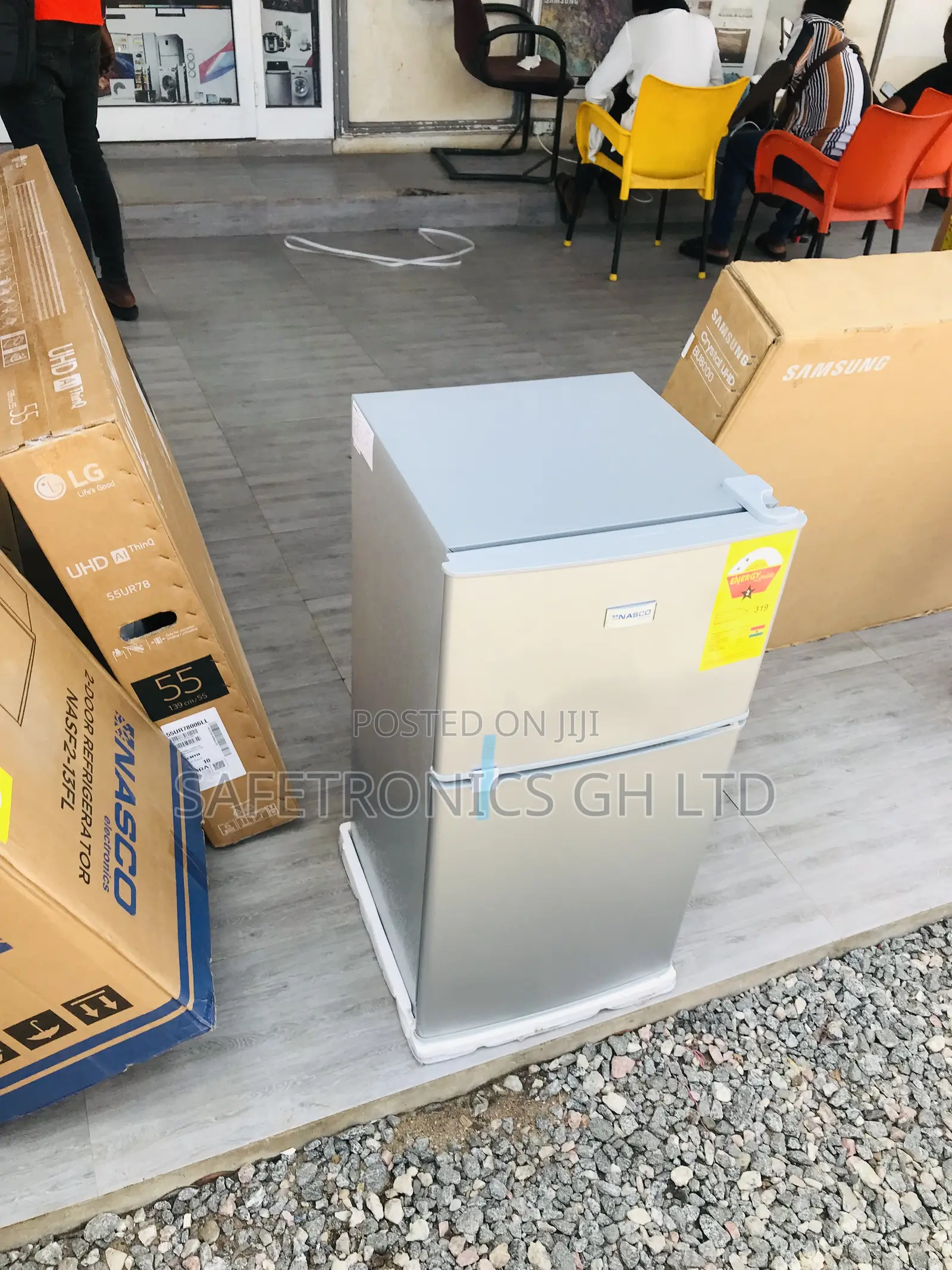 Reliable Nasco Gray Doubledoor Topfreezer Nasf2-11fl Fridge