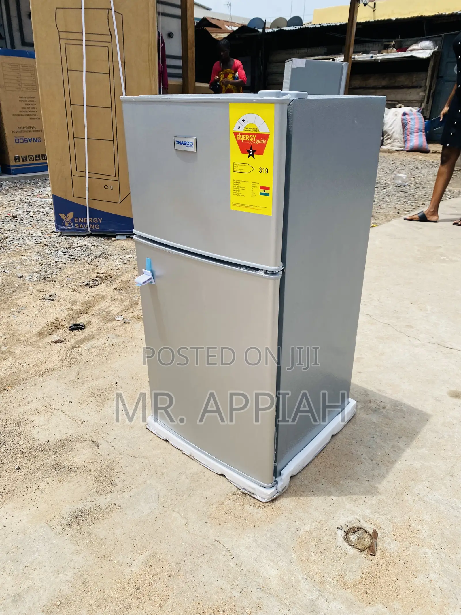 High Quality Nasco Nasf2-11 Double Door Refrigerator.