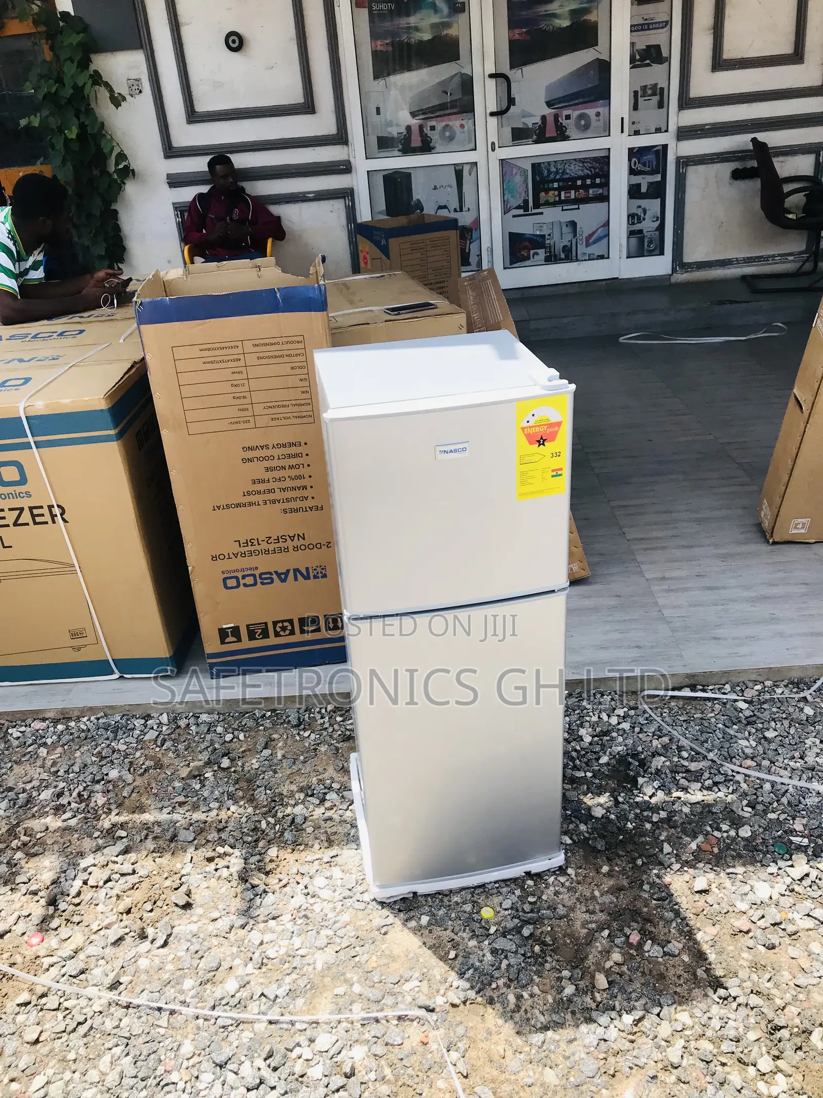 Elegant Nasco Nasf2-13fl Doubledoor Topfreezer Fridge