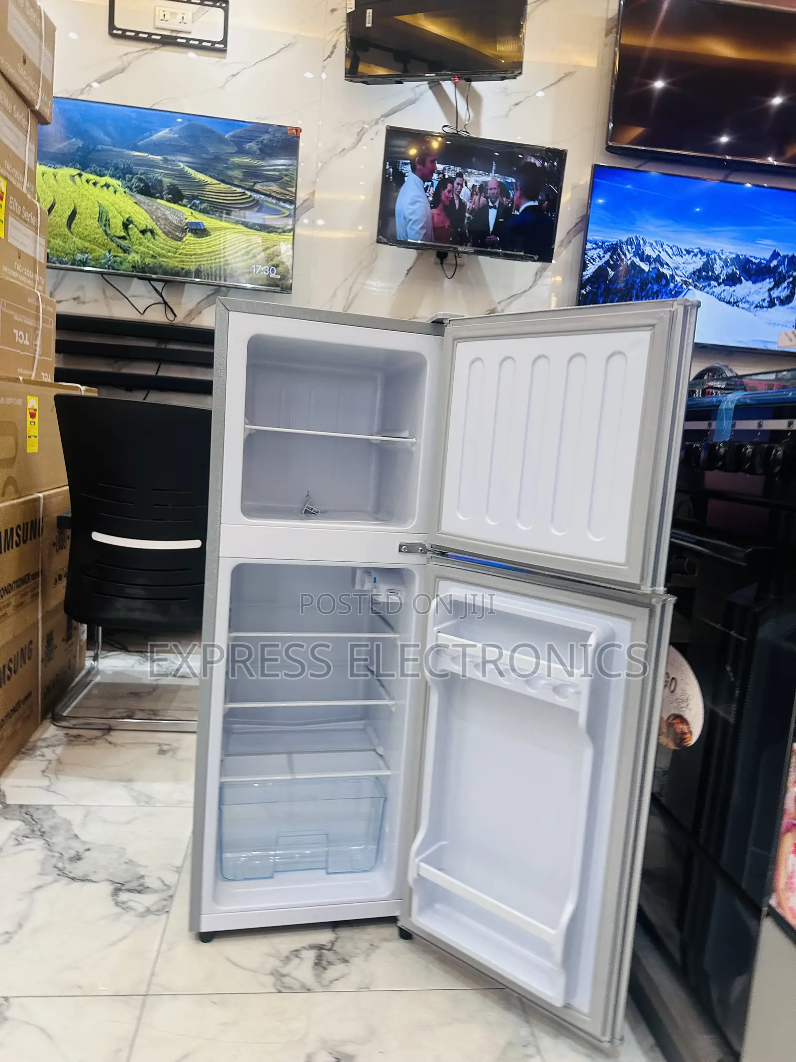 Nasf2-13fl Double Door Fridge Mini Size
