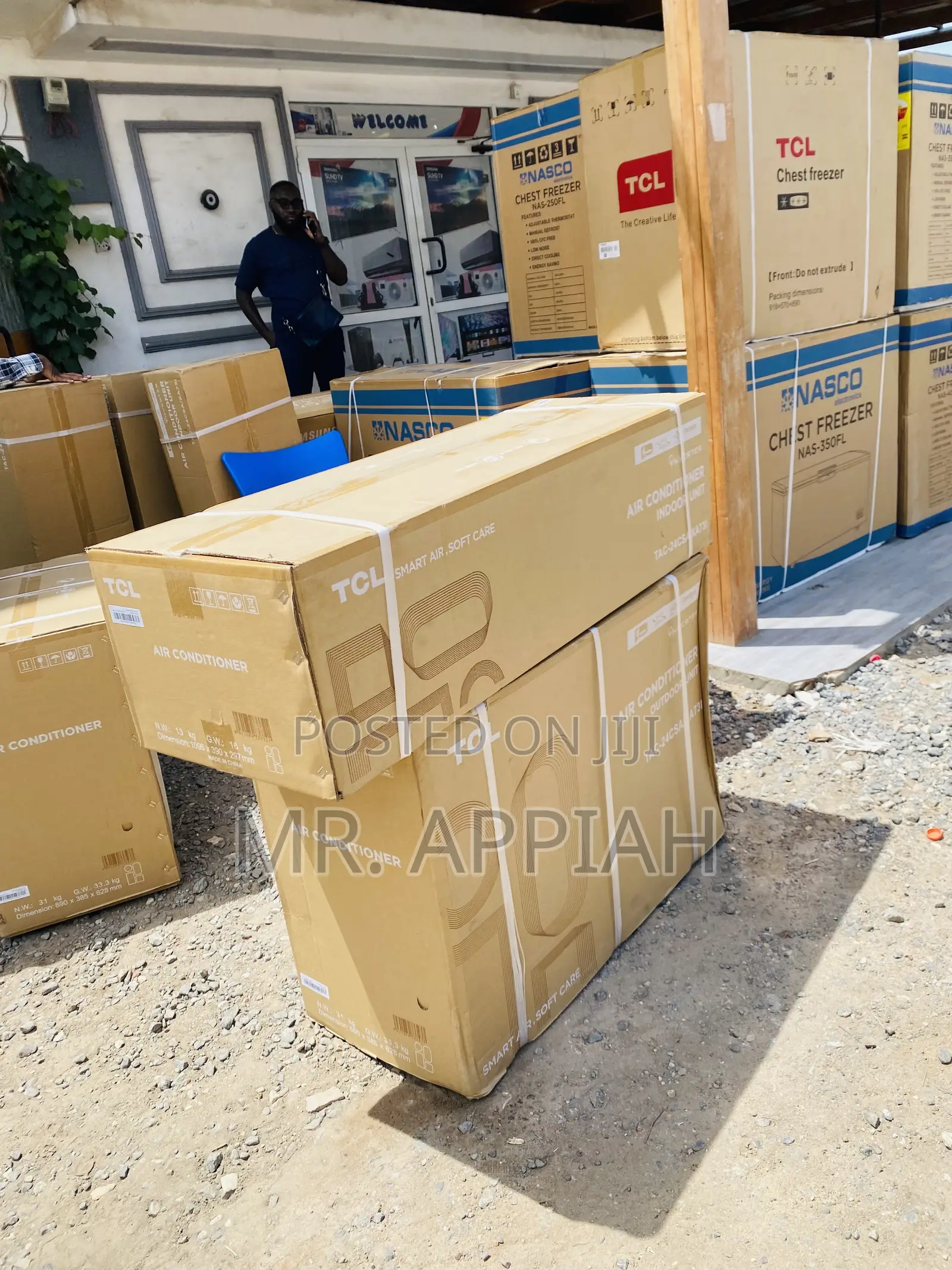 High Quality TCL 1.5hp R410 Split Air Conditioner(White).