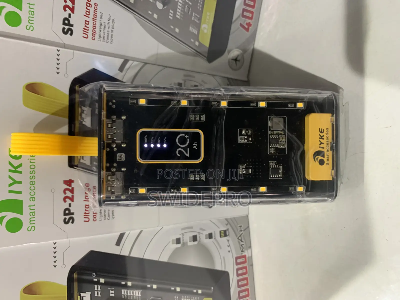 Iyke 40,000mah Capacity Transparent Power Bank