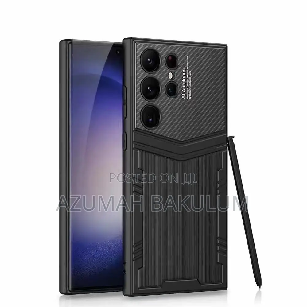 Galaxy S24 Ultra Carbon Fibre Pattern TPU Cover