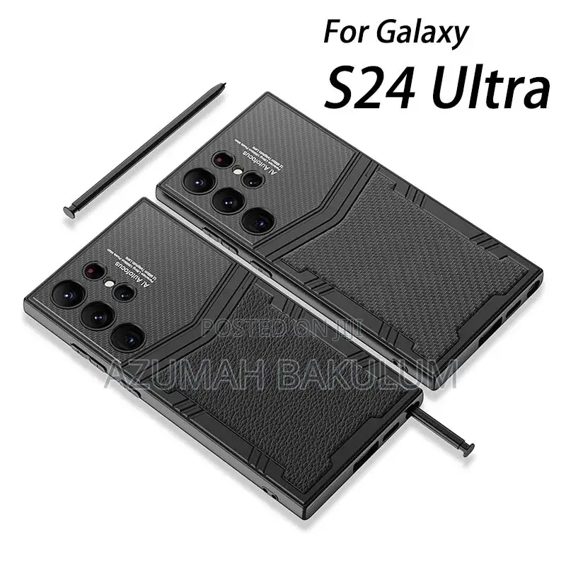 Galaxy S24 Ultra Carbon Fibre Pattern TPU Cover