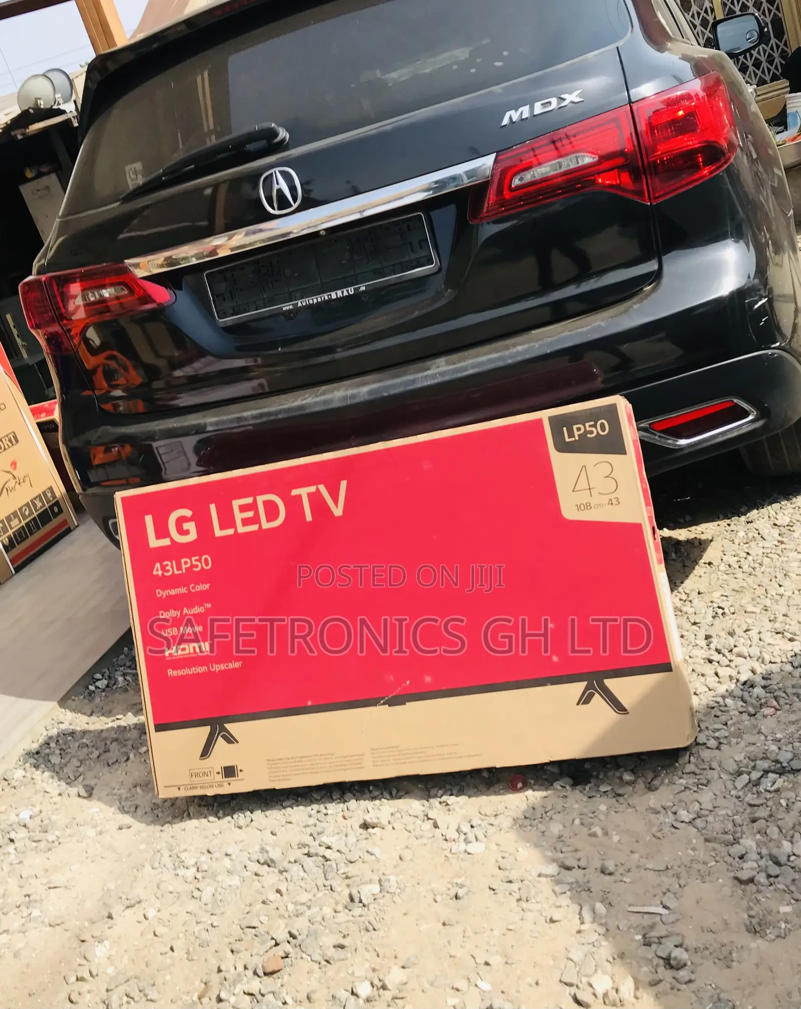LP50 Electric 43 Inches Glossy Led Black Tv