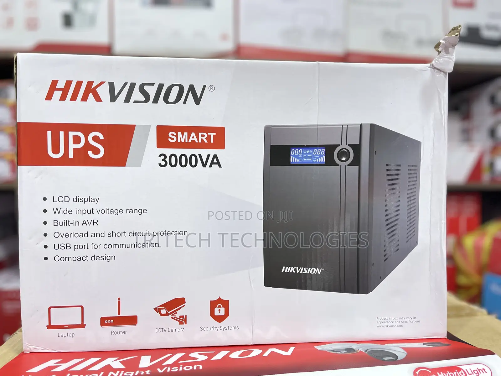 Hikvision Ups 3000va /1800w Ds-Ups300