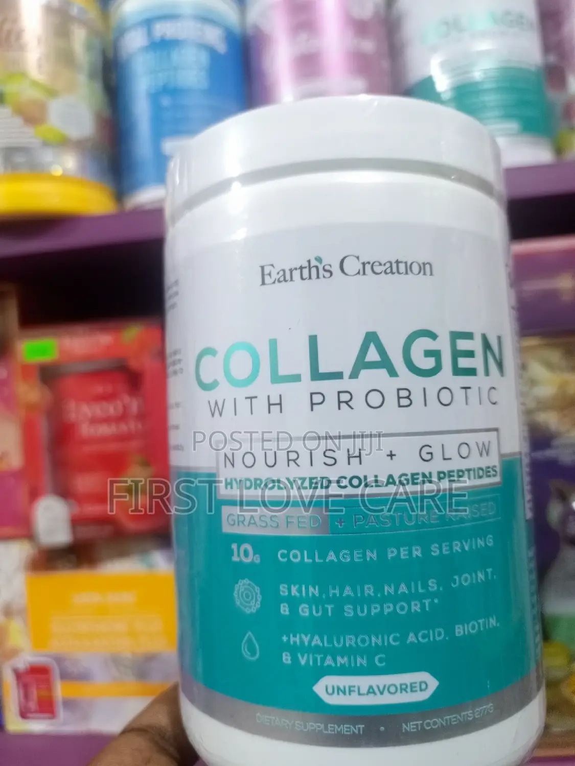 Earth Creation Collagen Probiotic Nourish+ Glow