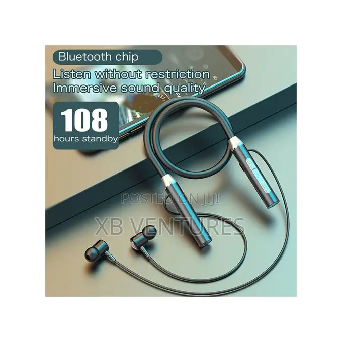 Neck Hanging Wireless Bluetooth Earphone Stereo