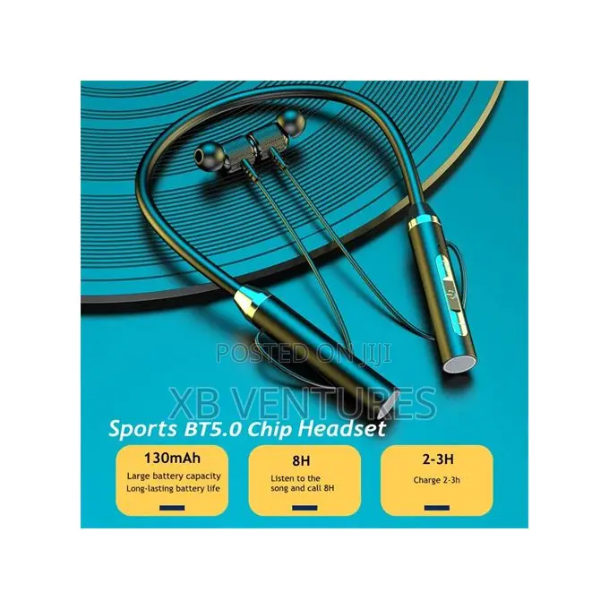 Neck Hanging Wireless Bluetooth Earphone Stereo