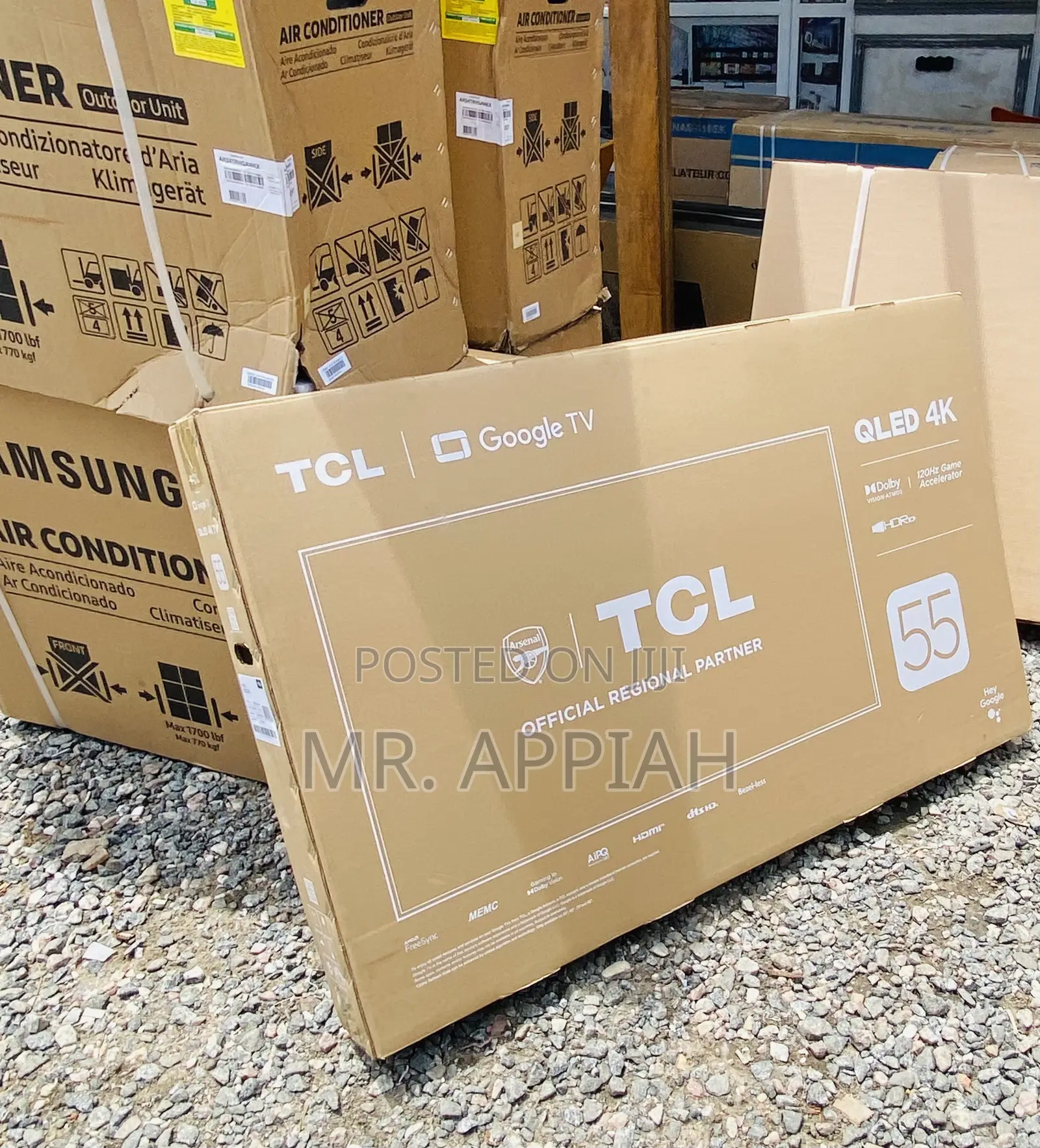 Shop Original TCL55C645 55” Qled Smart Android Tv(Black)