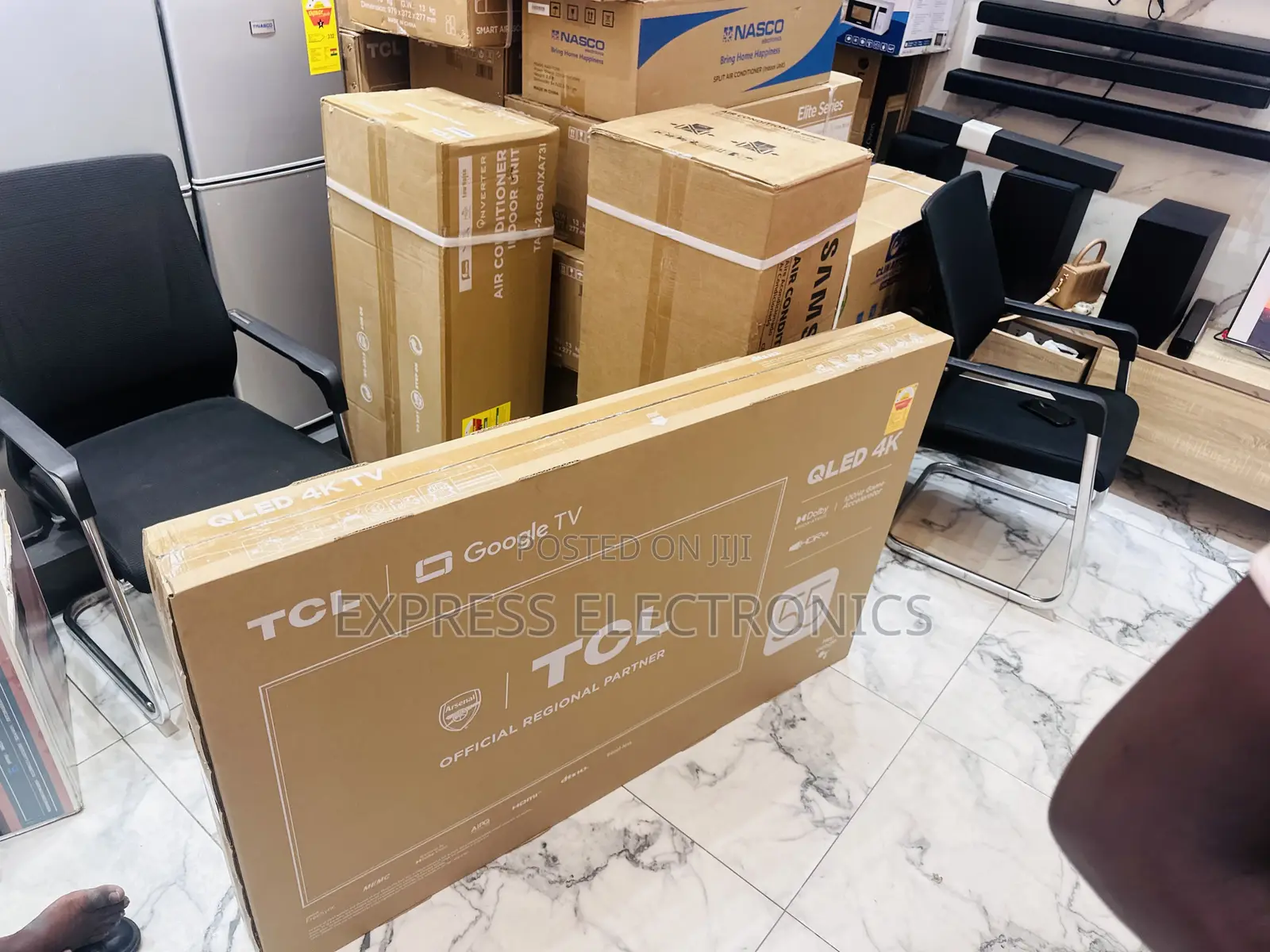 Slim Sleek QLED UHD TCL TV  TCL 55C645 