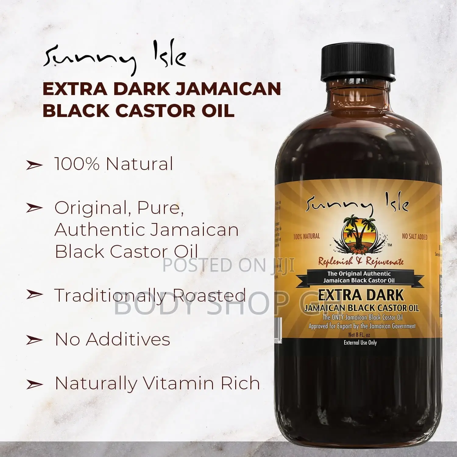 240 ML Extra Dark Sunny Isle Jamaican Black Castor Oil