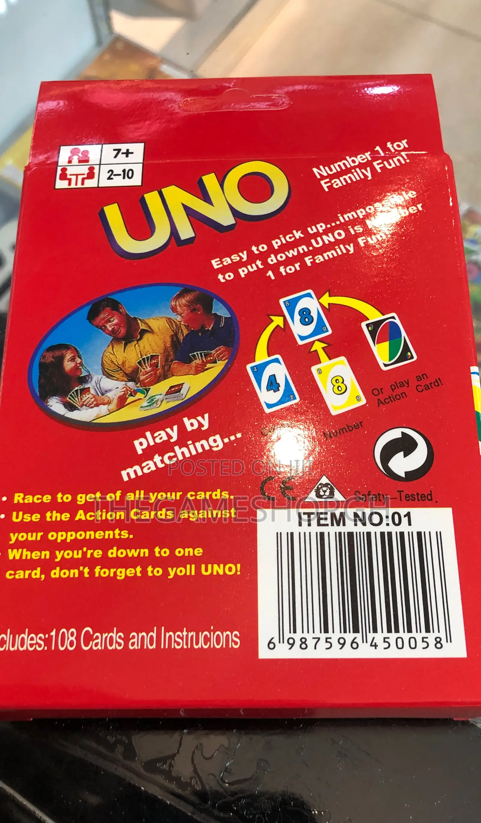 Uno Family Card Game