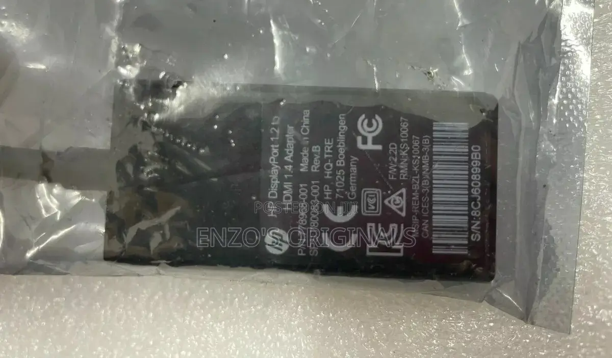 Display Port To Hdmi Dp To Hdmi Oem Hp Original Sealed