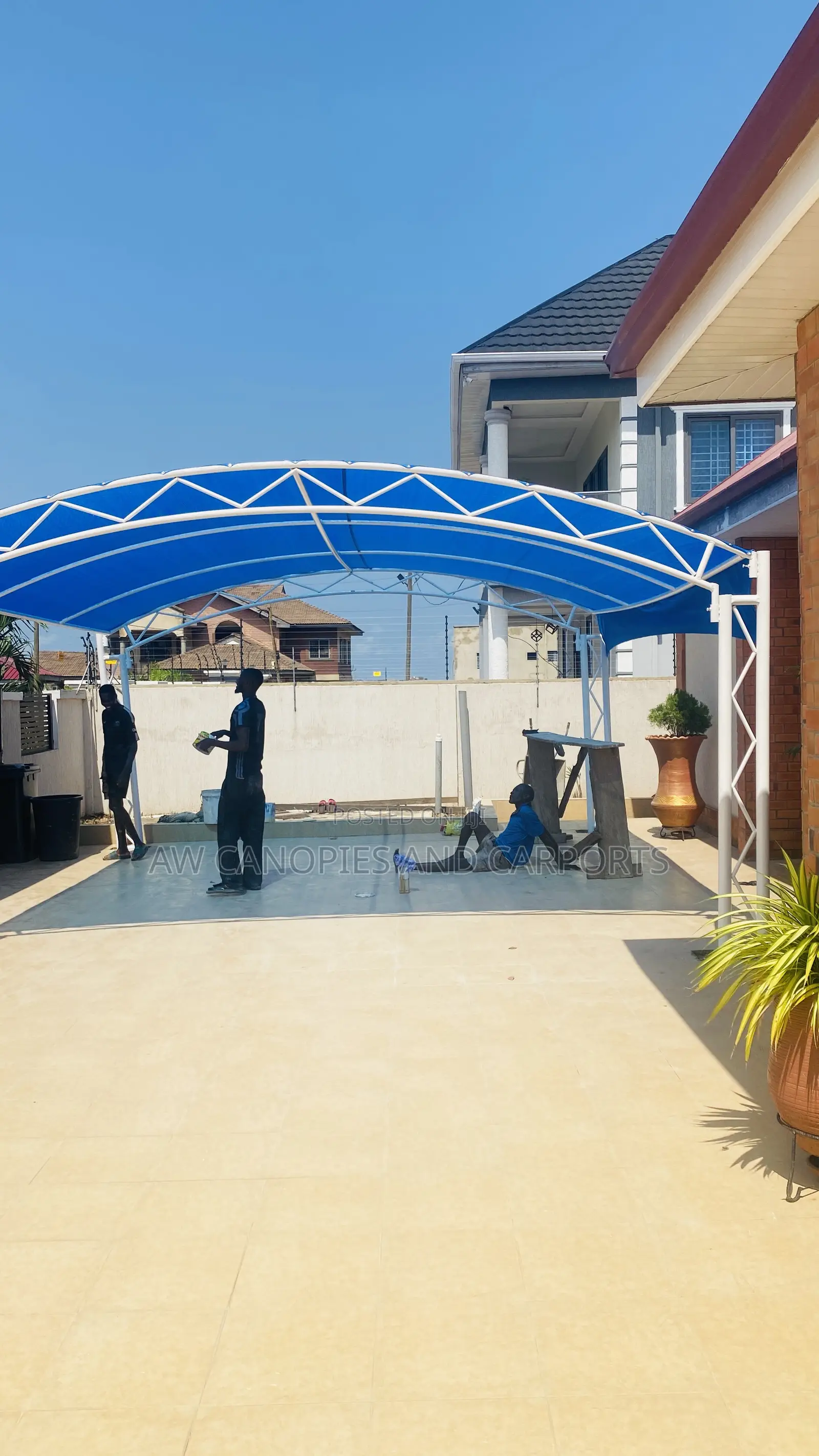 Locally Fabricated Carport