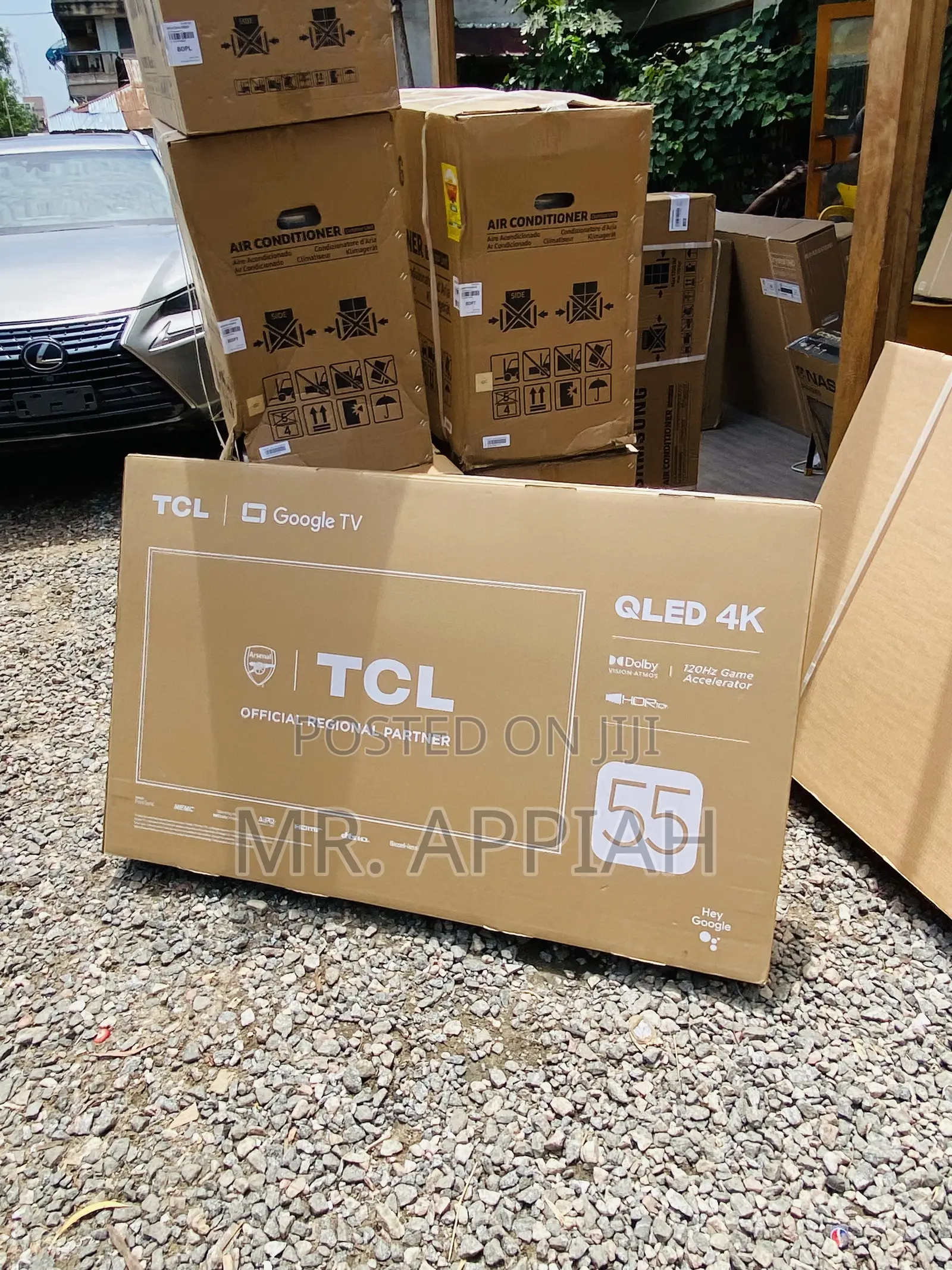 Elegant TCL 55′′ QLED Smart Android TV 55C645(Black).