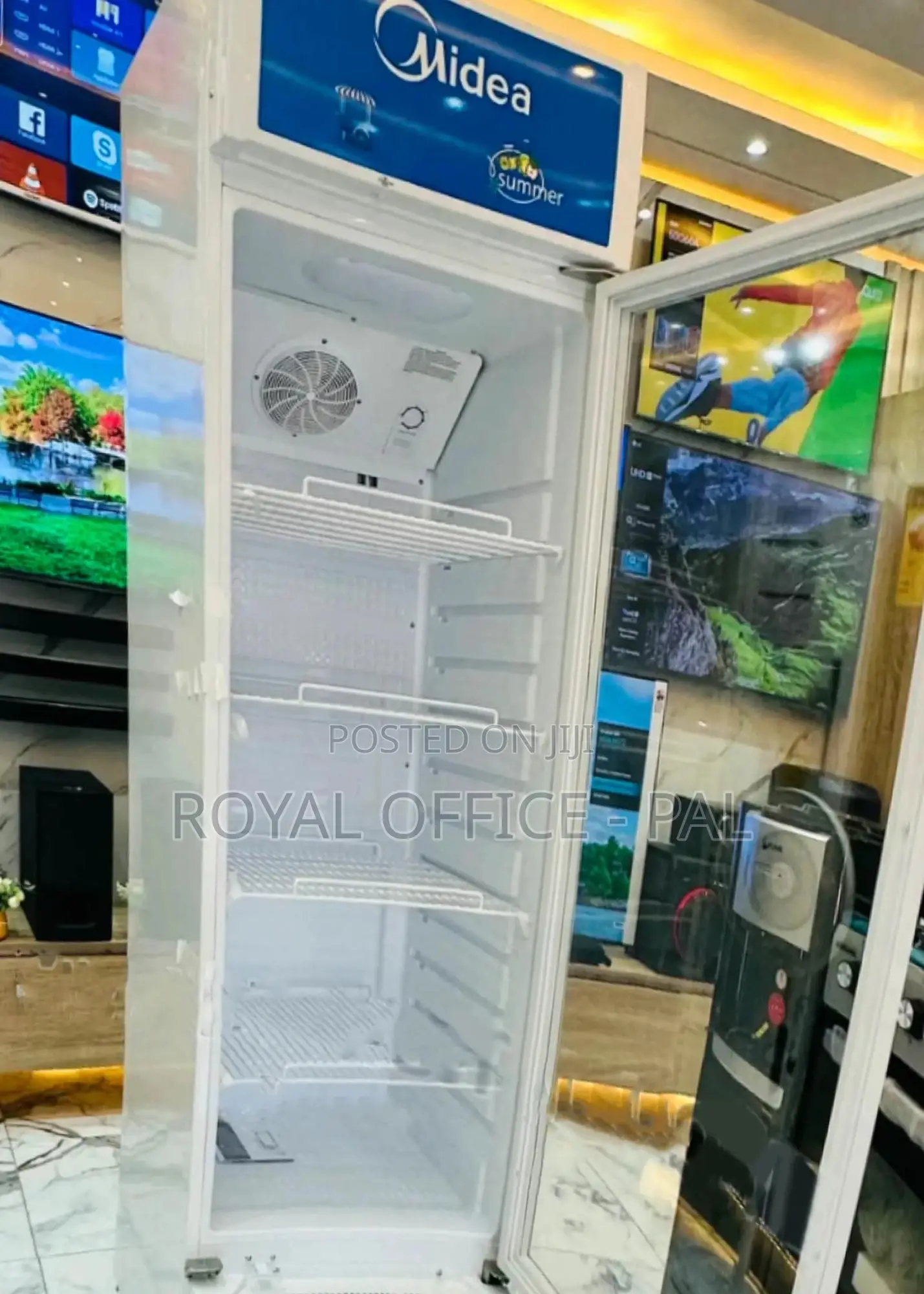Top Rated Midea 400 Litres Display Transparent Fridge
