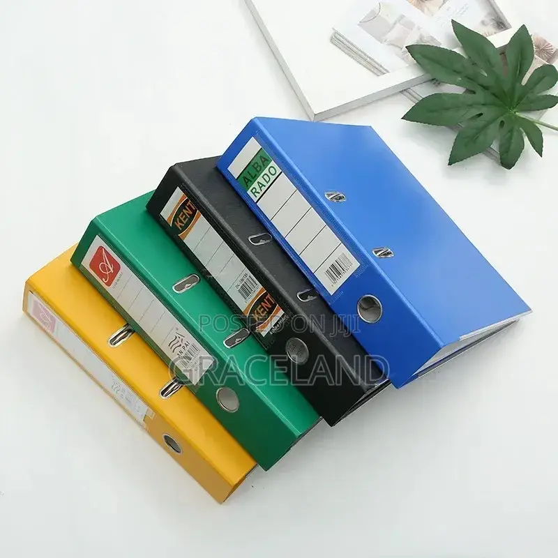 Original A4 Data Book Leaf Folder Two Hole Clip Punching