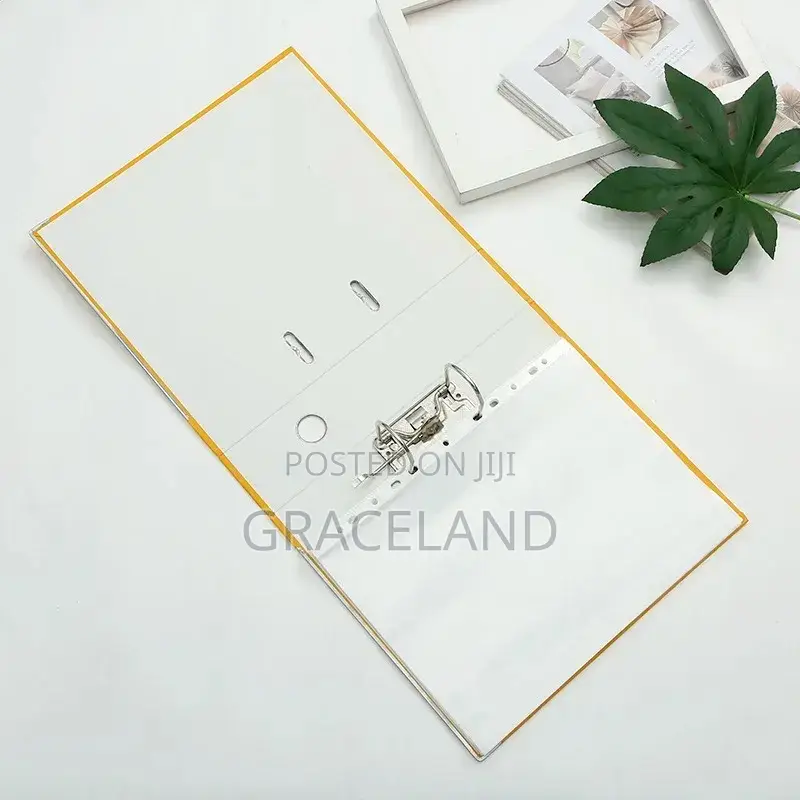 Original A4 Data Book Leaf Folder Two Hole Clip Punching