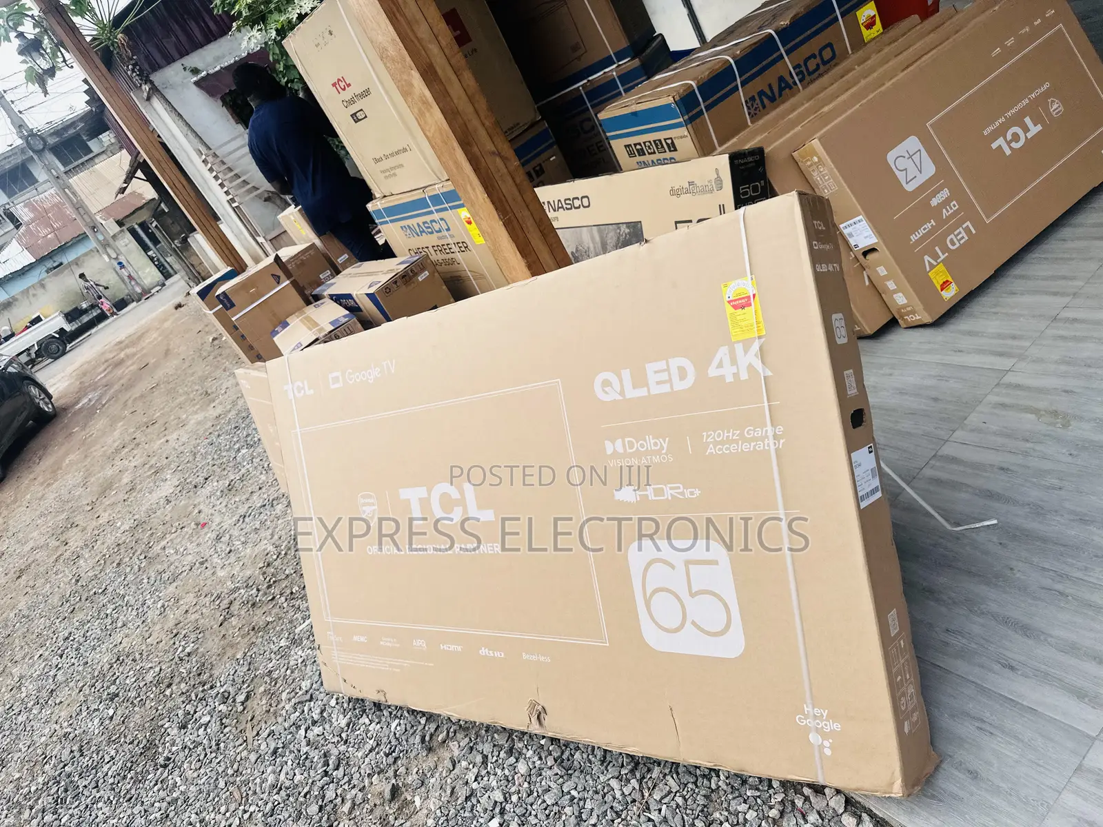 Available Now TCL QLED Smart 65”C645 Tv Glossy Slim Tv.