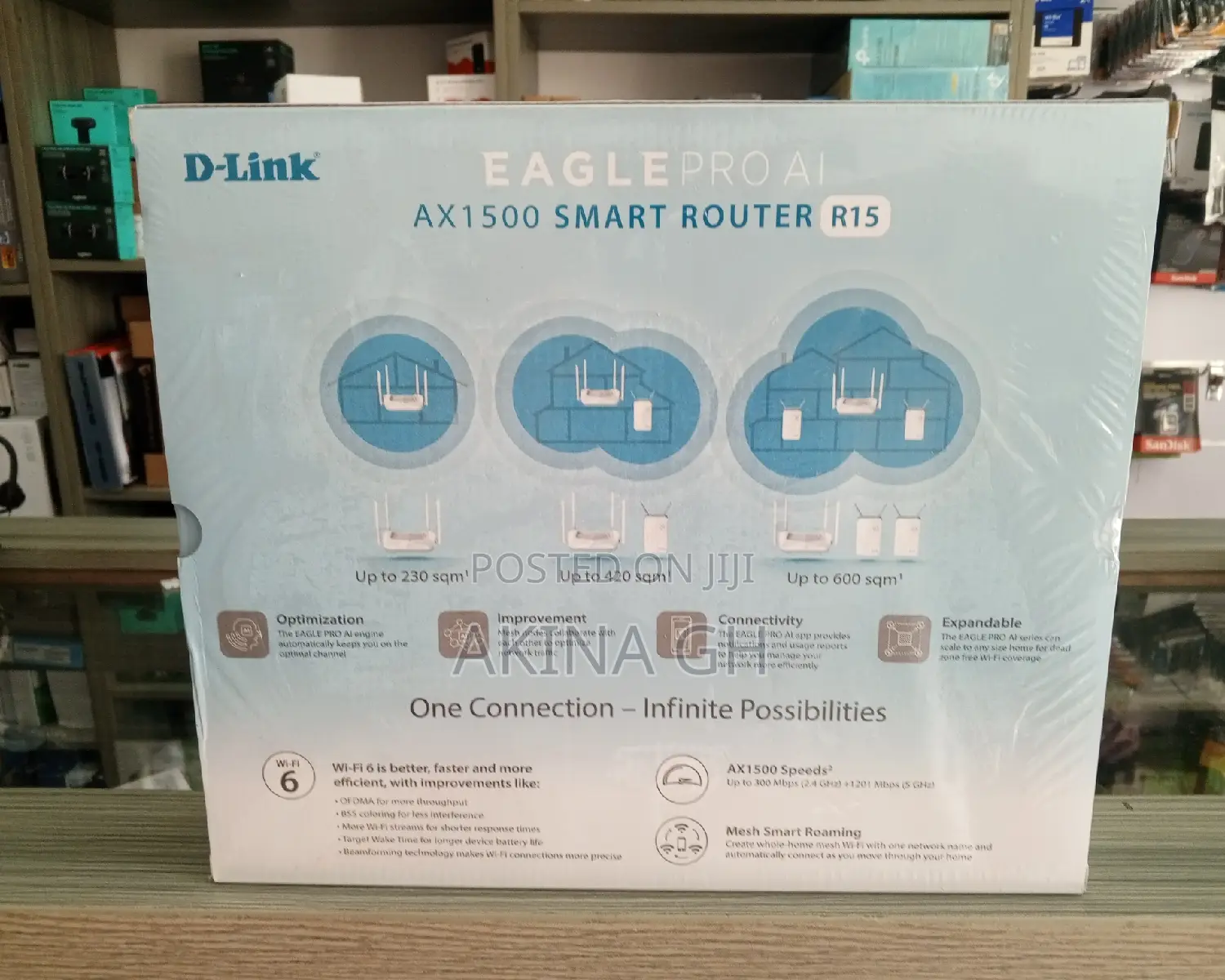 D-Link AX1500 Eagle Pro AI Smart Router R15