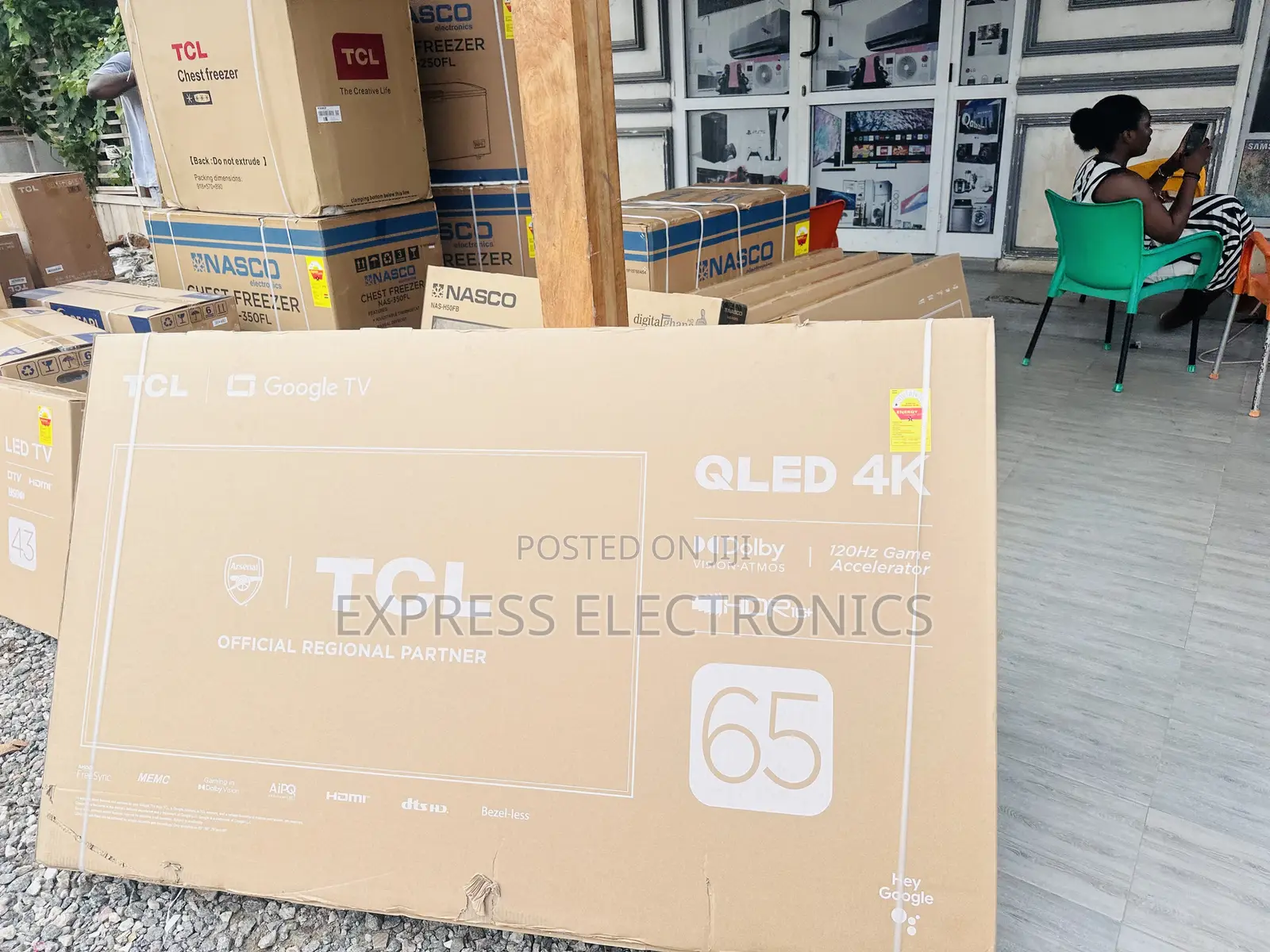 Great a Deal on TCL UHD QLED 65c645 SMART Android  Tv.