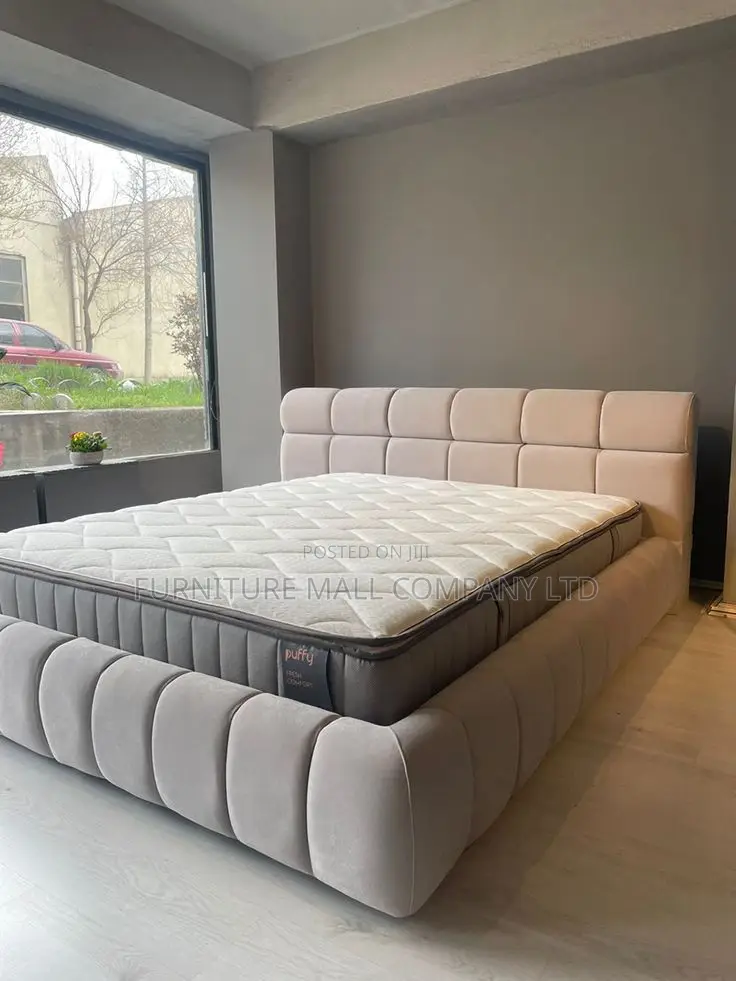 Queen's Bed With Mattress by FURNITURE MALL COMPANY  