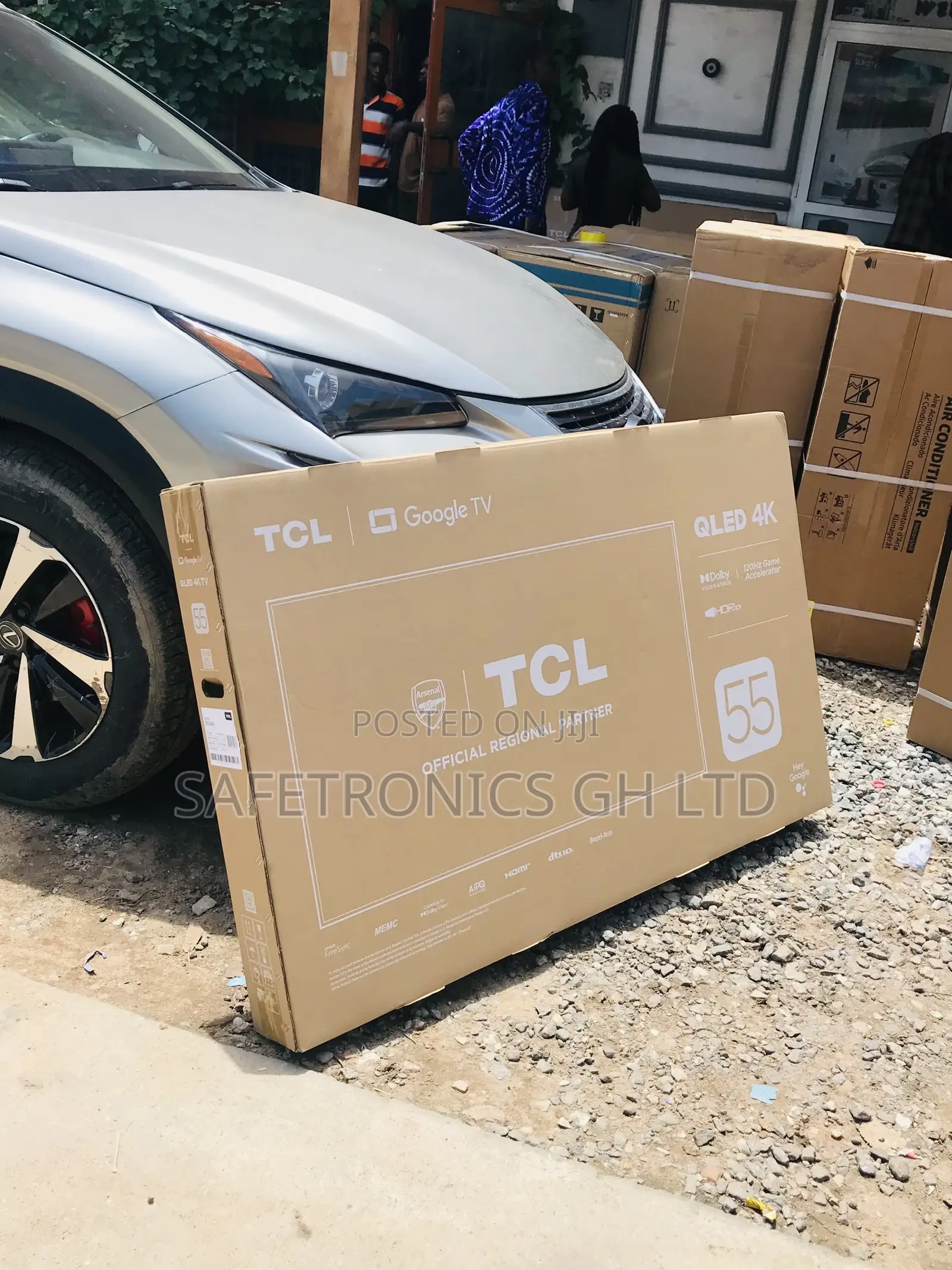 C645 55 Inches UHD Glossy Qled TCL Electric Smart Black Tv
