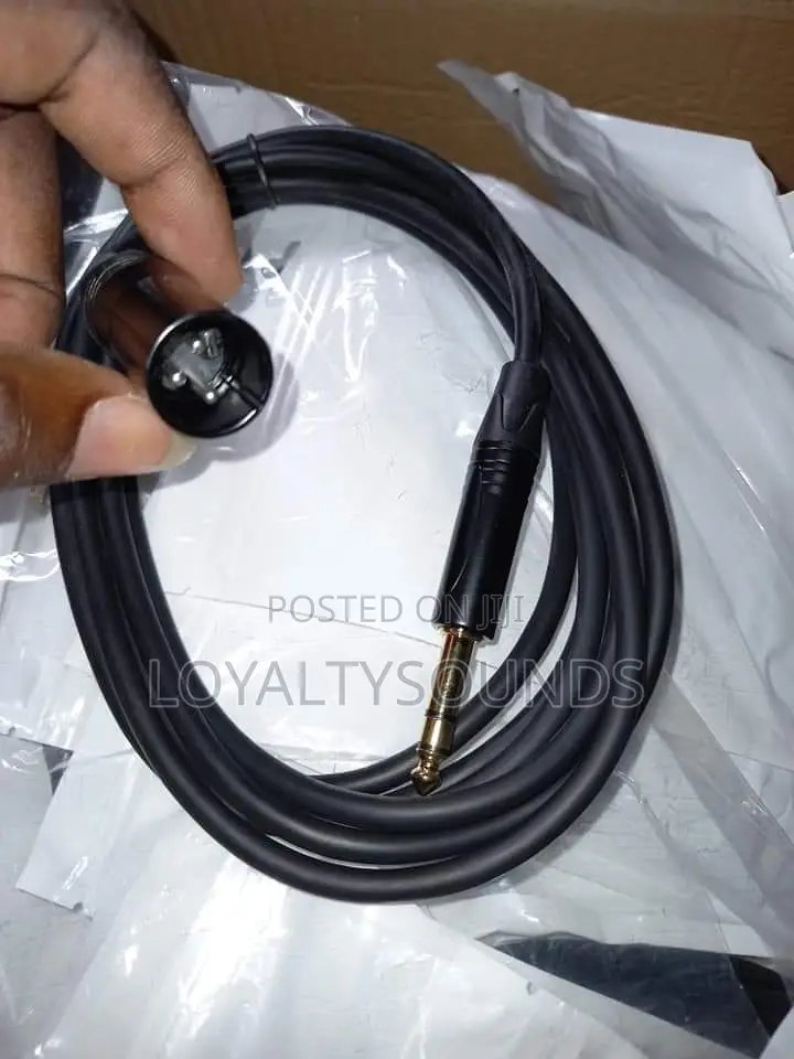 XLR Male to TRS Monitor Cable 3 Meters