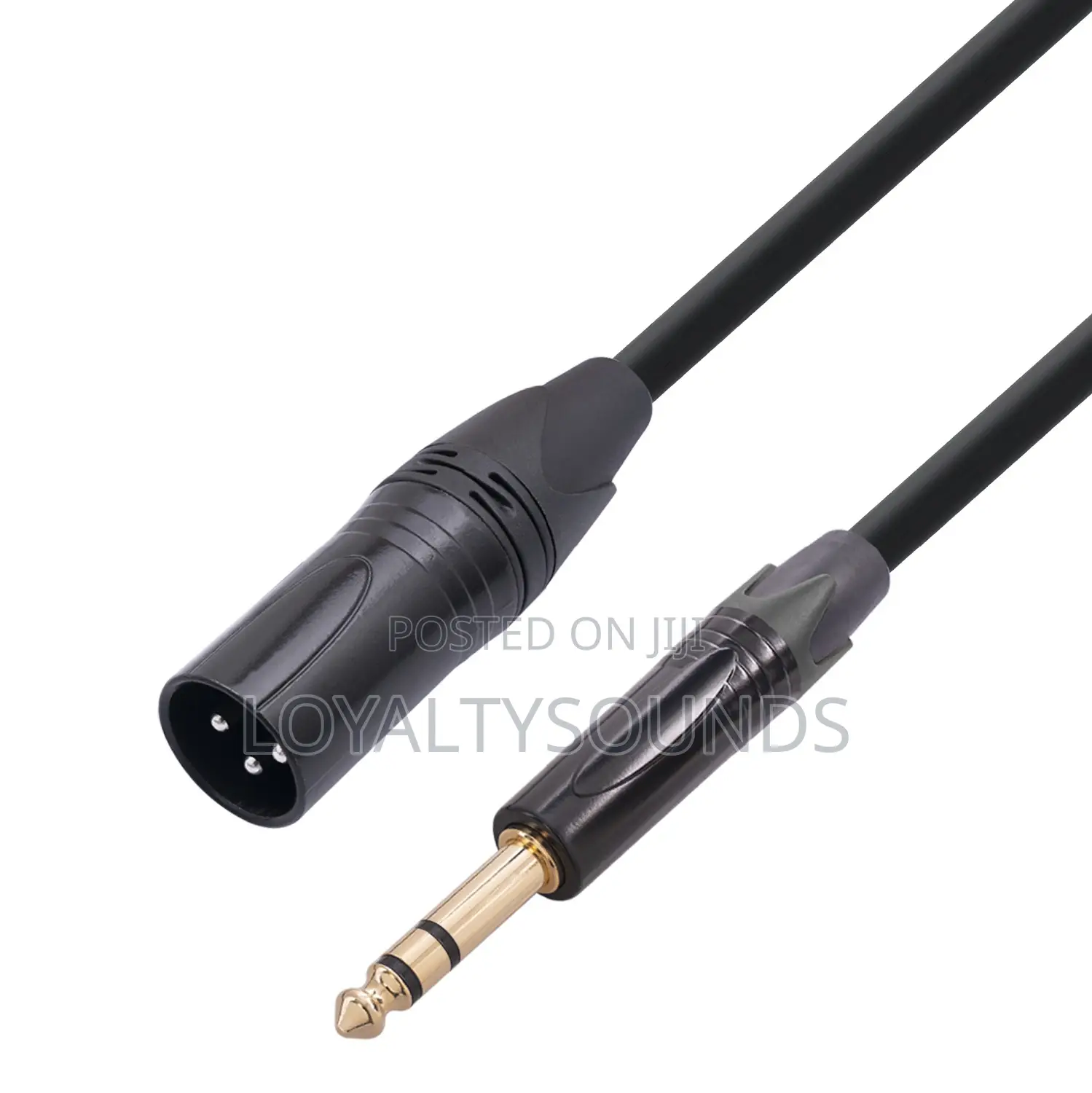 XLR Male to TRS Monitor Cable 3 Meters