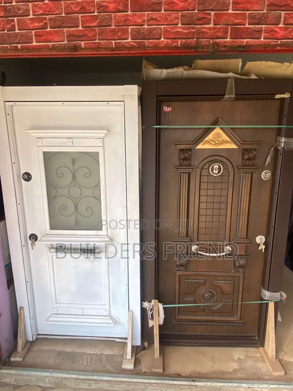 New Executive Single Heavyduty Security Doors Complete