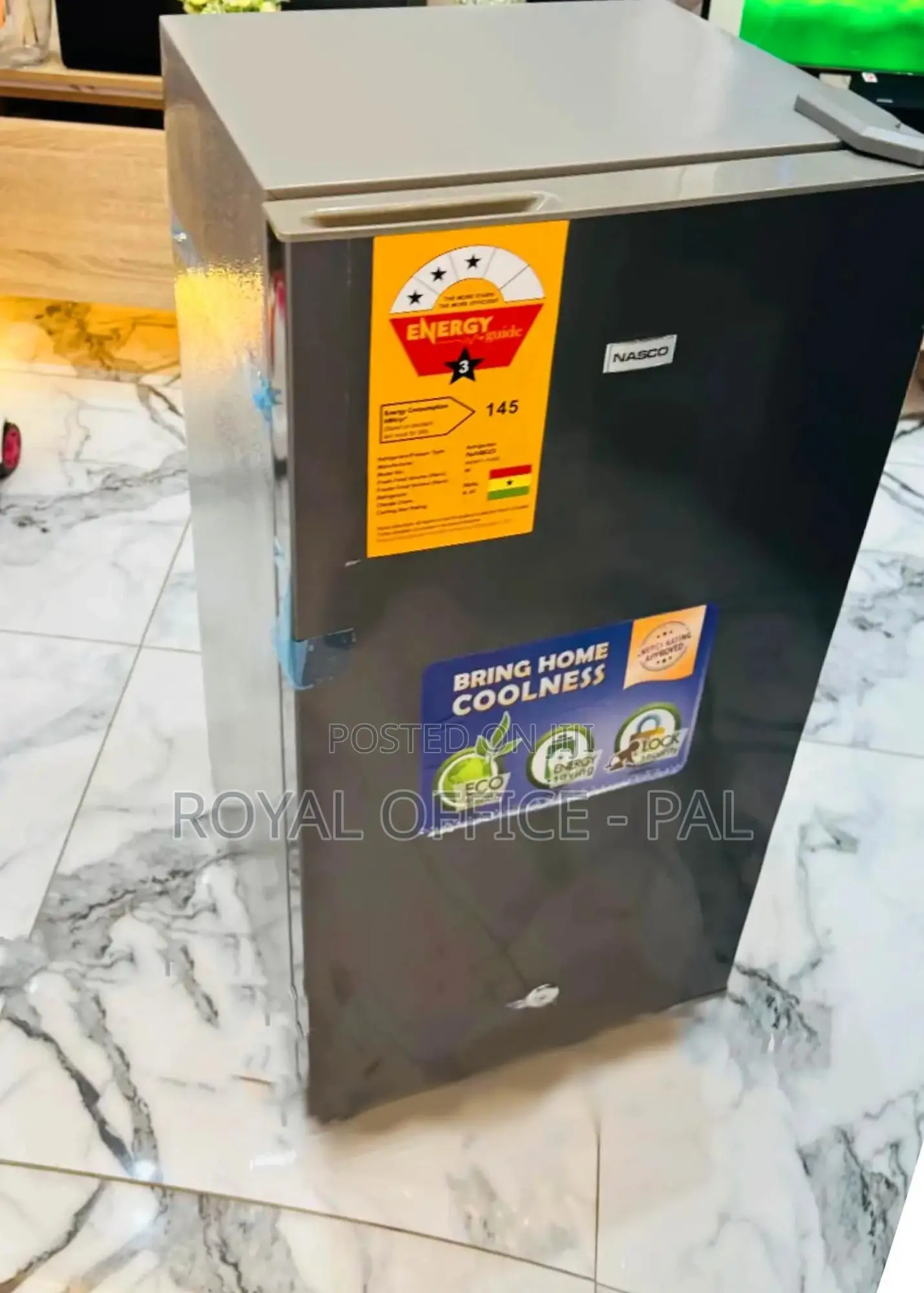 Freshly Sealed Nasco 90L Table Top Fridge