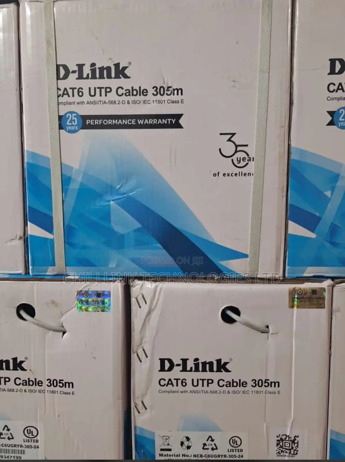 D-Link Cat6 Utp Cable 305m