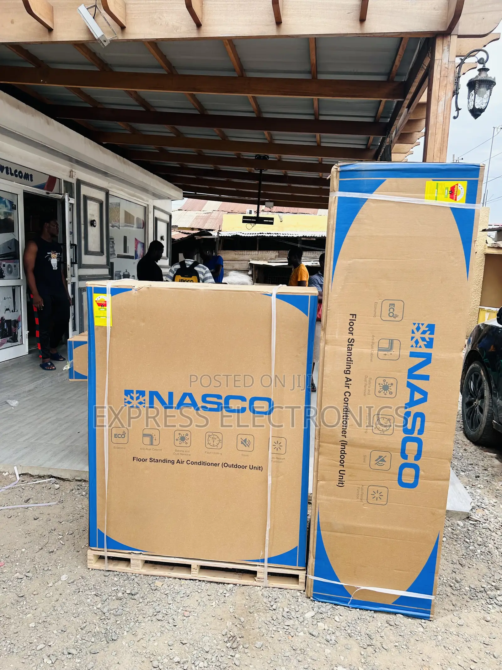 Nasco Floor Standing 5hp Split R410 Gas AC