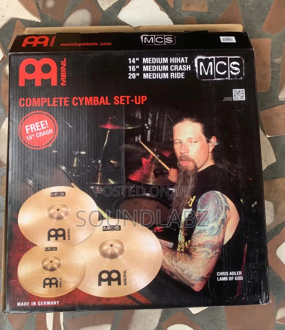 Meinl AA MCS 5set Complete Cymbal Set-Up