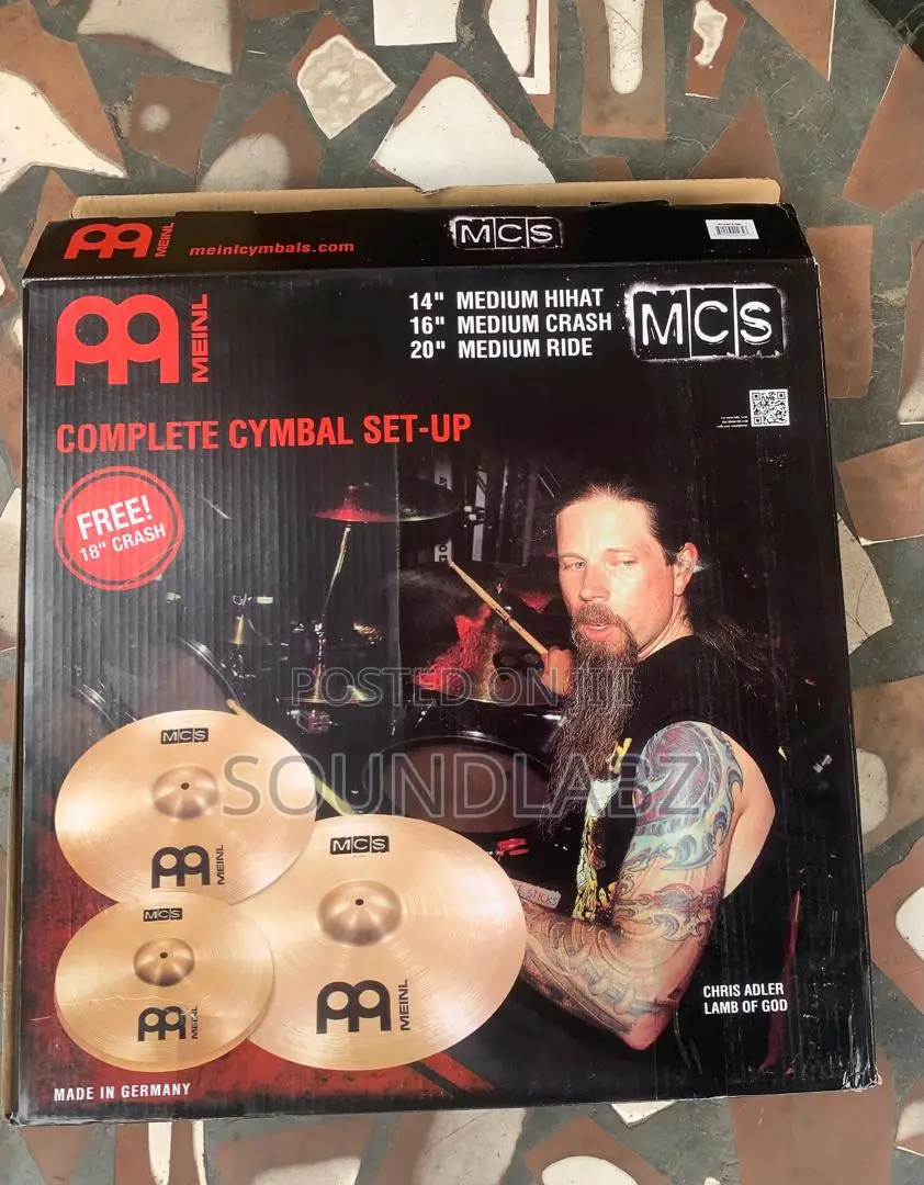 Meinl AA MCS 5set Complete Cymbal Set-Up