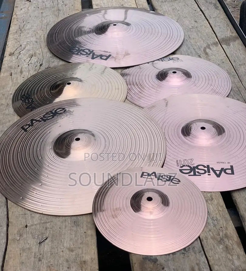 Paiste 201bronze 5-Piece Complete Cymbal Set-Up