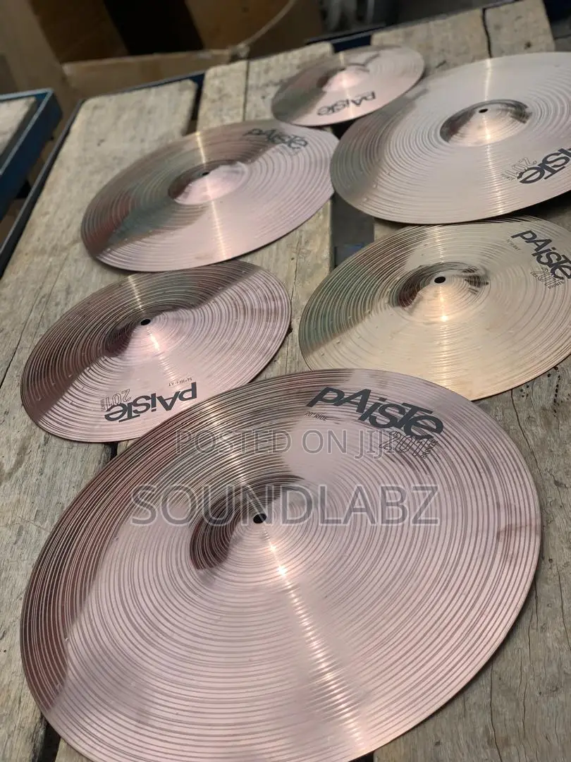 Paiste 201bronze 5-Piece Complete Cymbal Set-Up