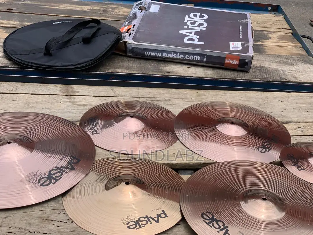 Paiste 201bronze 5-Piece Complete Cymbal Set-Up