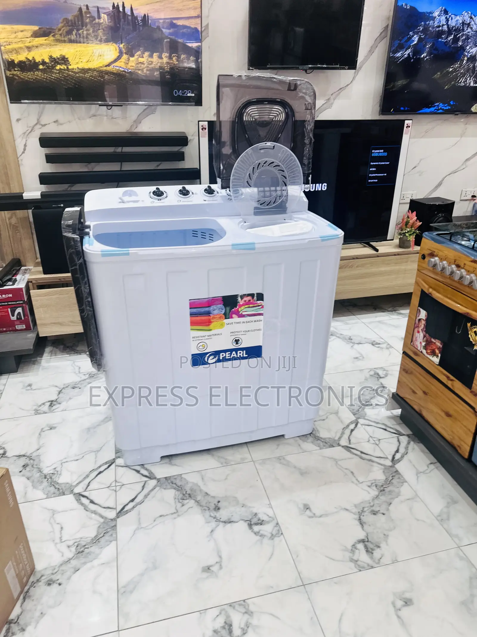 Semi Automatic Wm Pearl 15kg Topload White Sleek