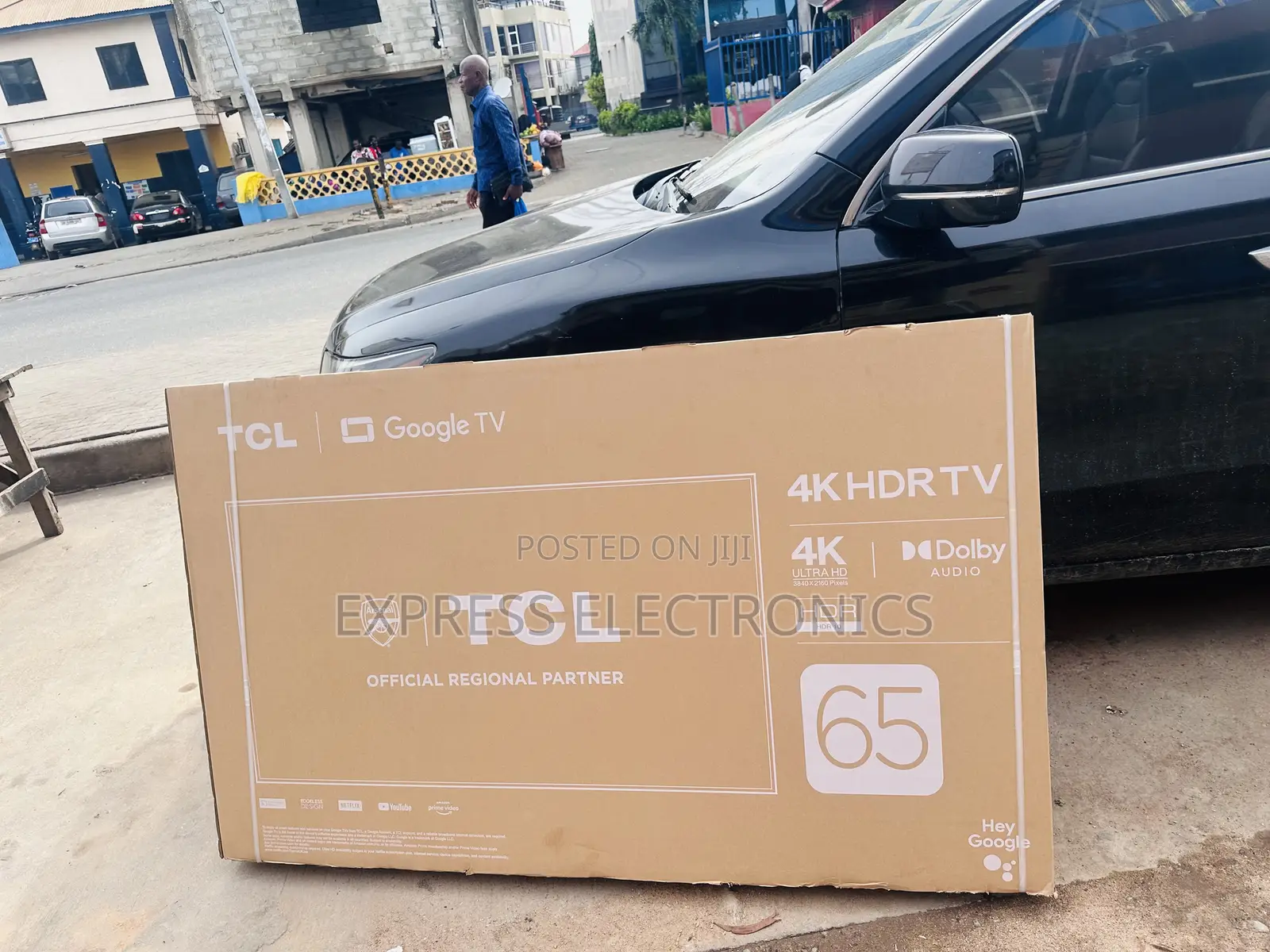 Slim Sleek TCL Uhd Smart Glossy Led Tv Screen 65”P645