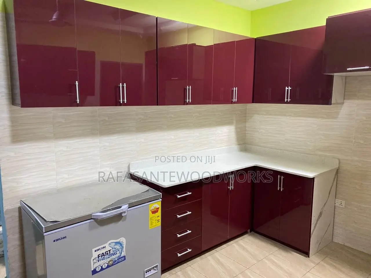 RAF Kitchen Cabinet With Wine Grossly MDF