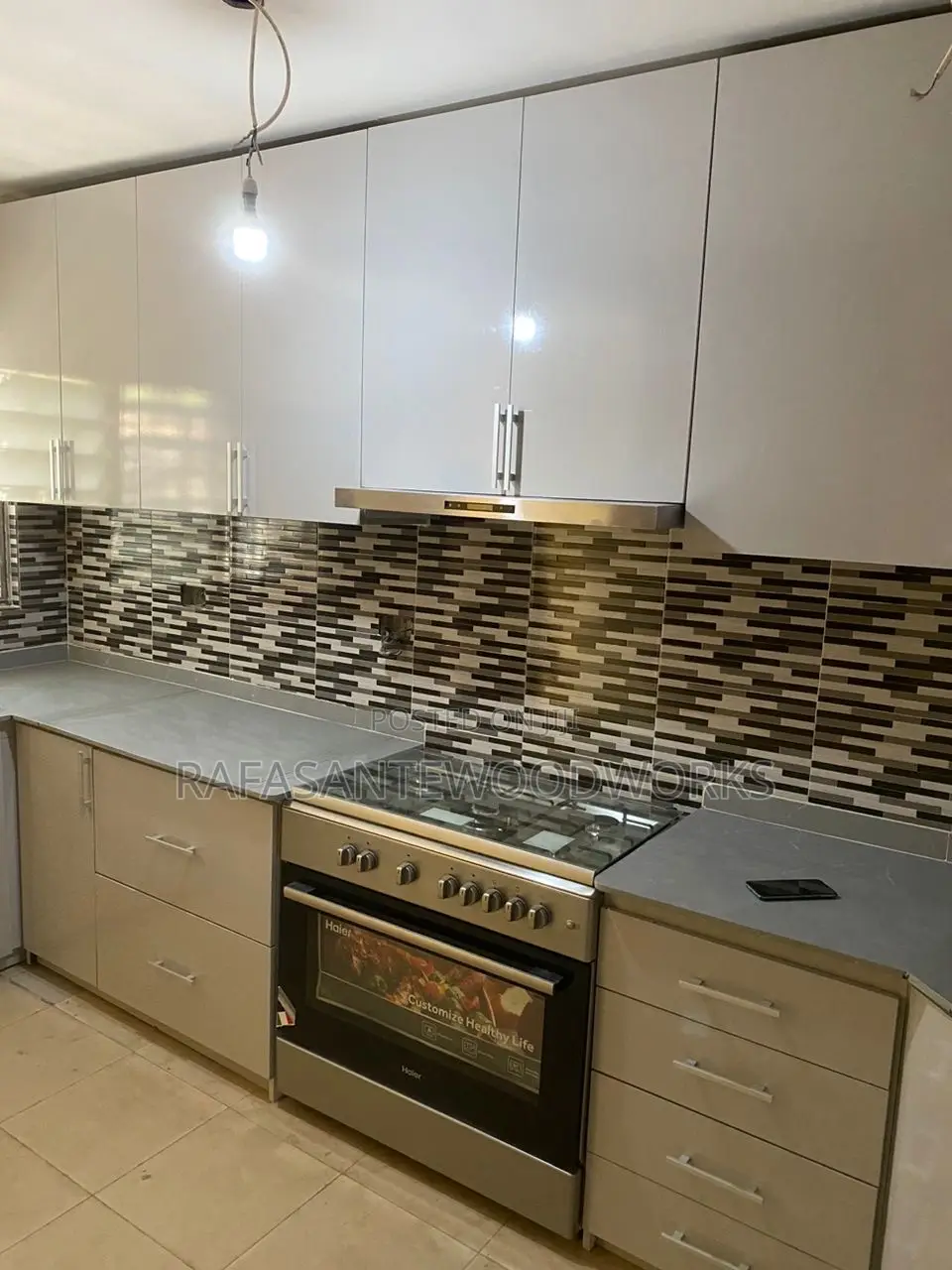 RAF Kitchen Cabinet With MDF and Laminated Plywood