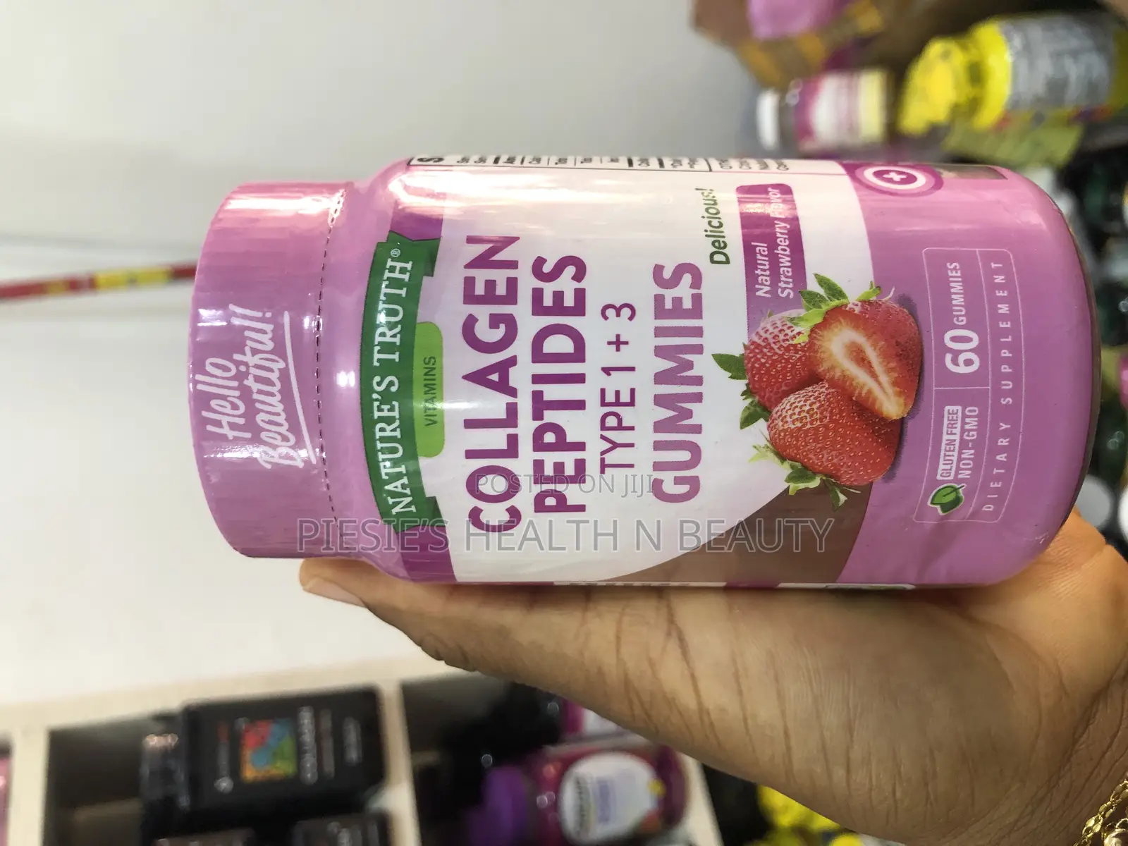 Nature's Truth Beauty Vegan Collagen Type 1+3 Gummies - 60s