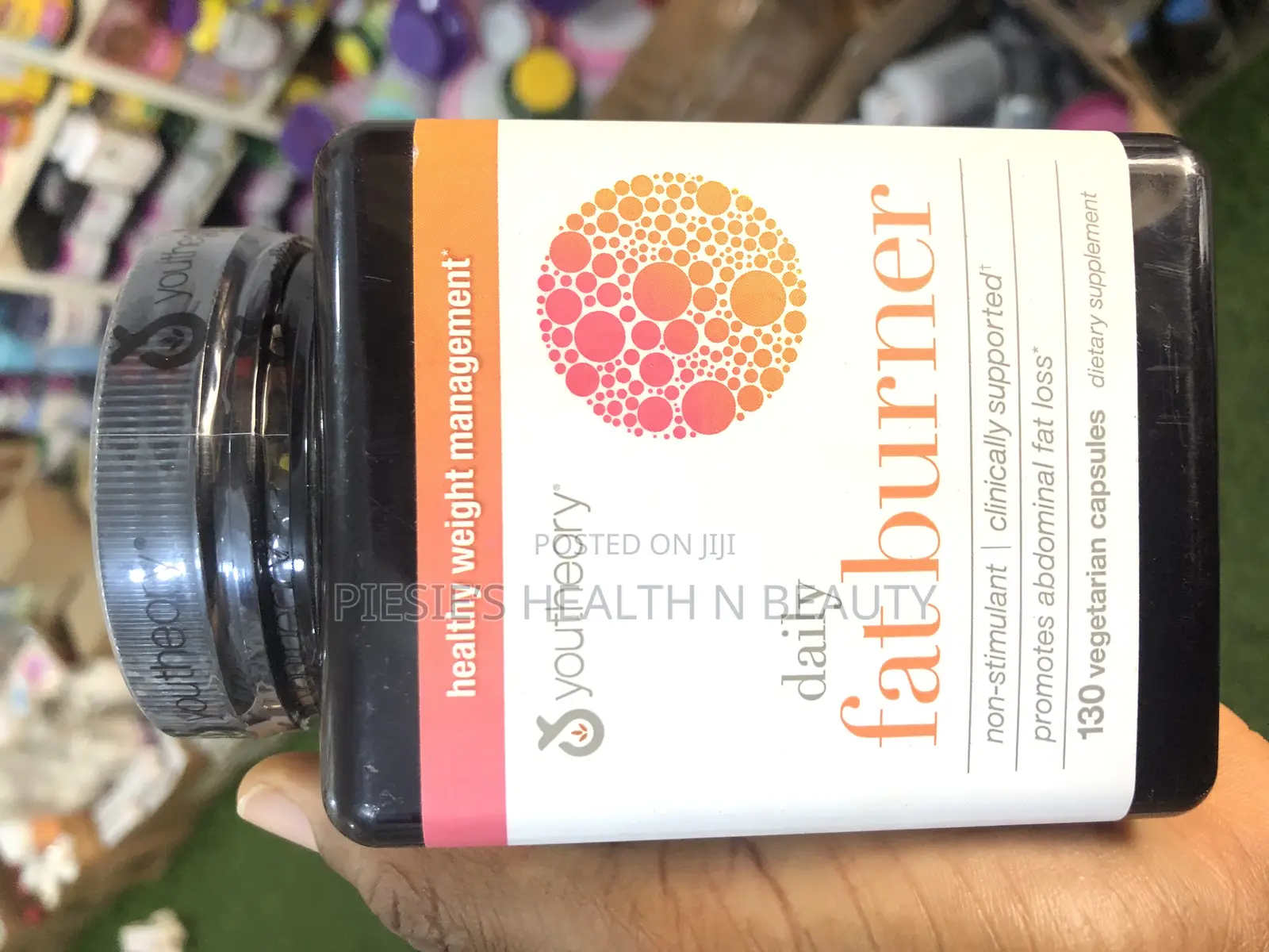Youtheory Daily Fat Burner, 130 Vegetarian Capsules