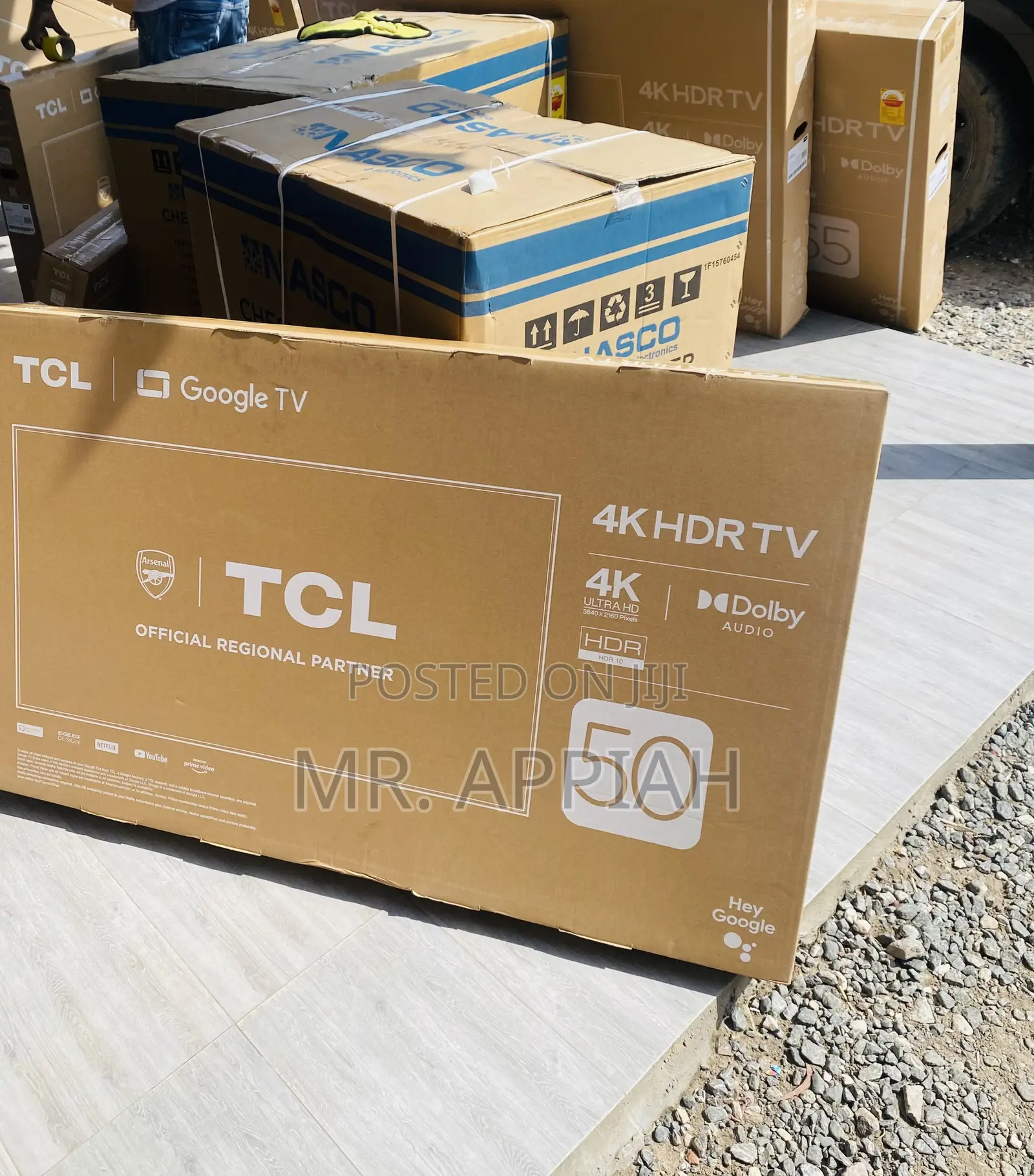 Shop Durable TCL 50p635 50” Uhd Smart Android Tv,Black