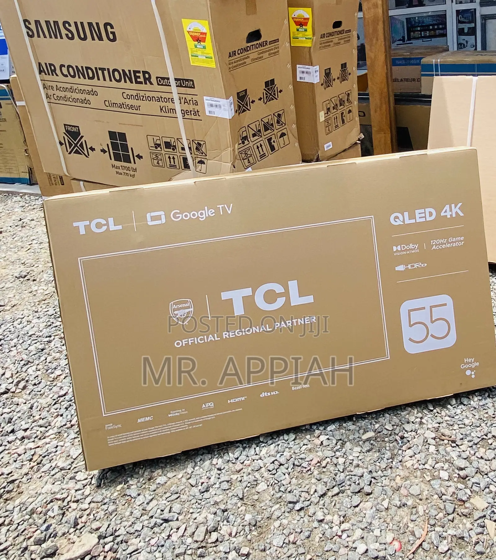 Elegant Black TCL 55 C645 55” Qled Game Master Google Tv
