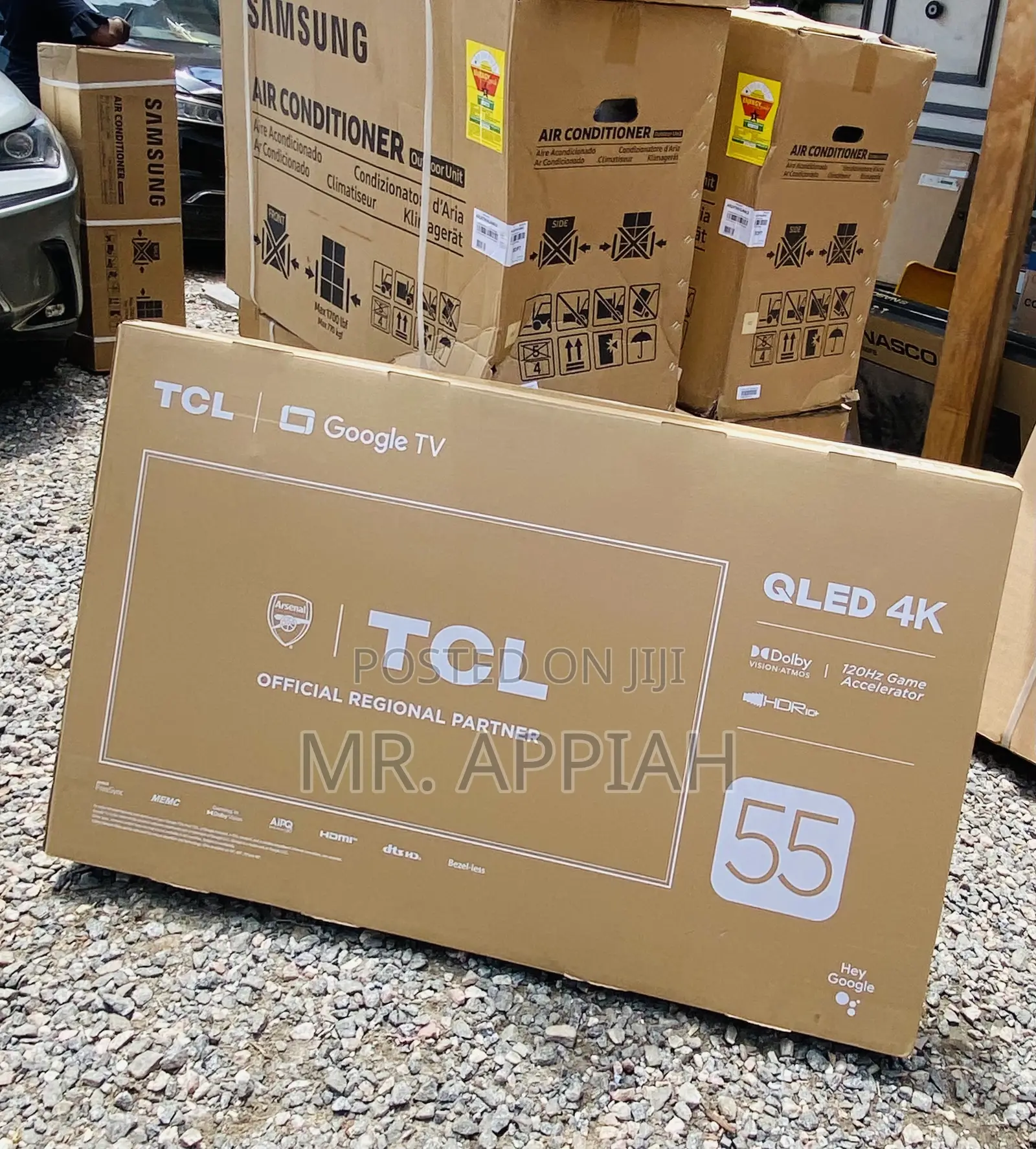 Elegant Black TCL 55 C645 55” Qled Game Master Google Tv