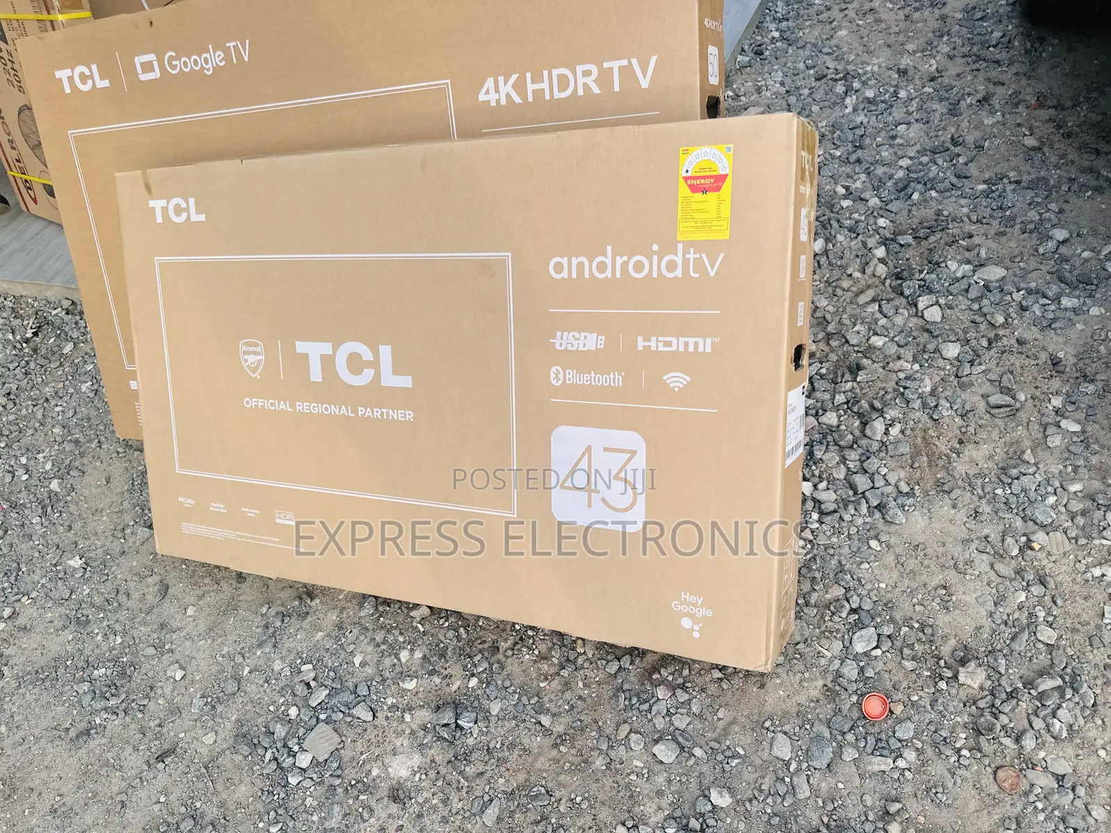 TCL Smart Android Tv FHD 43”S5400 Sleek Slim Tv. 